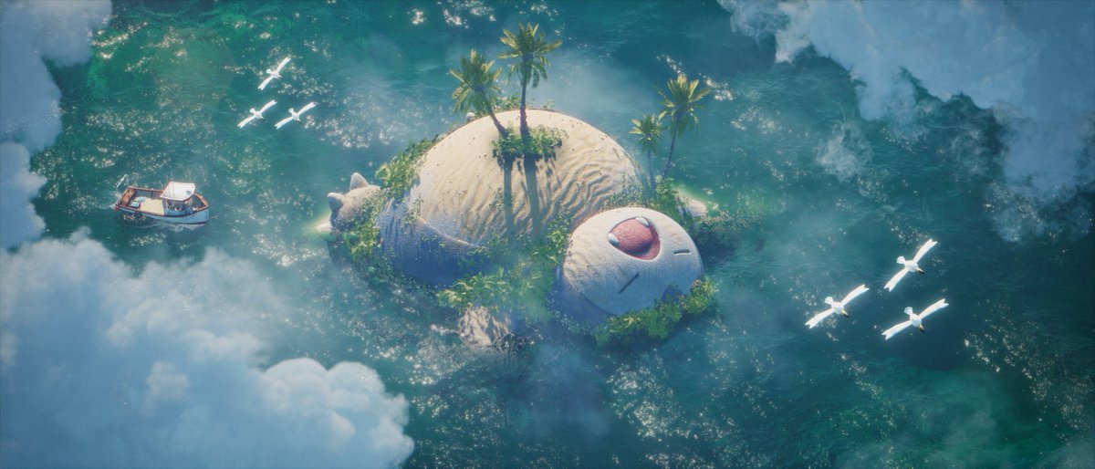 Gousisme's tweet image. Snorlax Island