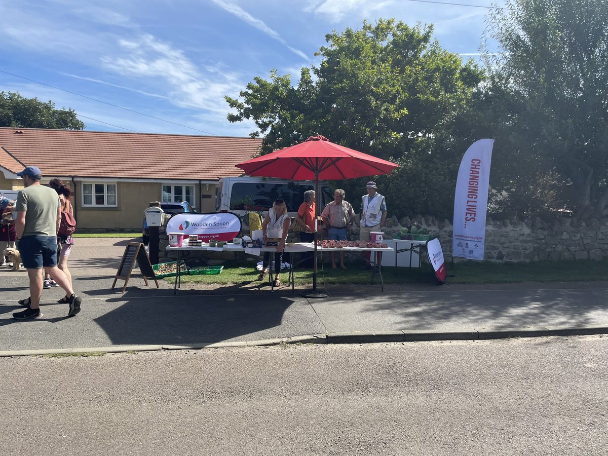 iainostewart's tweet photo. #Strawberryfair - On the magnificent island of Lindifarne for Wooden Spoon Northumberland - come and support us if you’re passing! https://t.co/baDwIowAl6