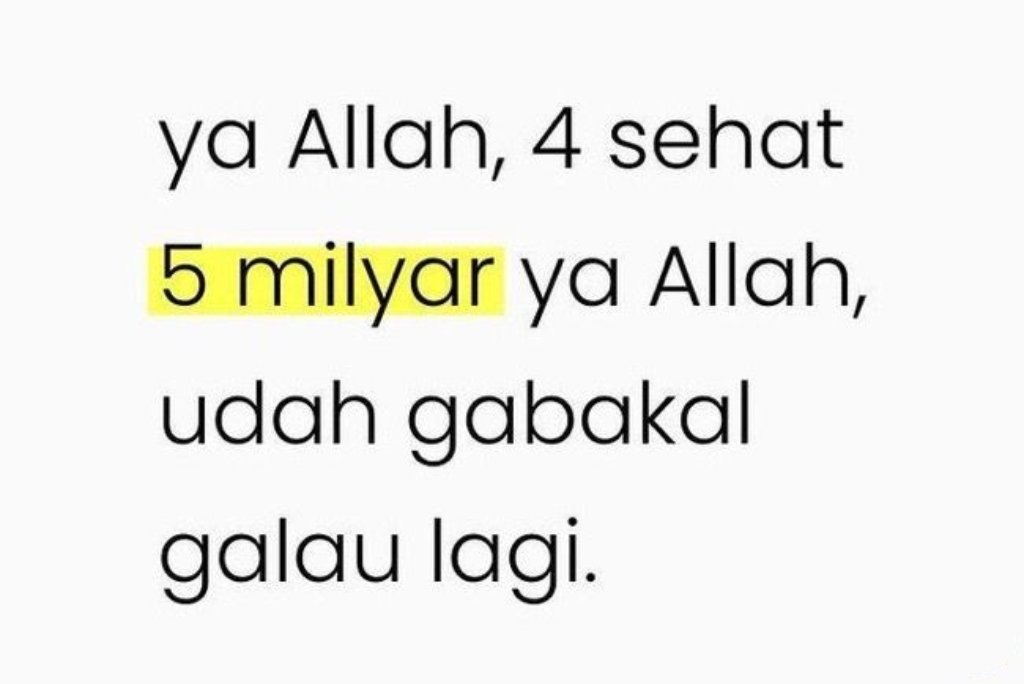 Mau bgt ya allah :(