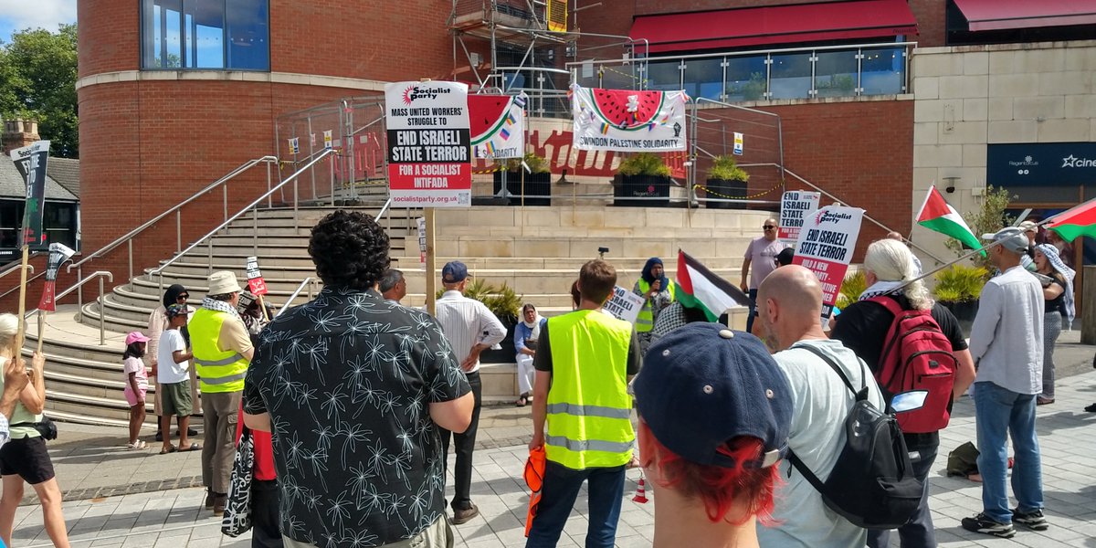 As the I D F continue to bomb schools and hospitals we come out to condemn and call for an end to the bloodshed