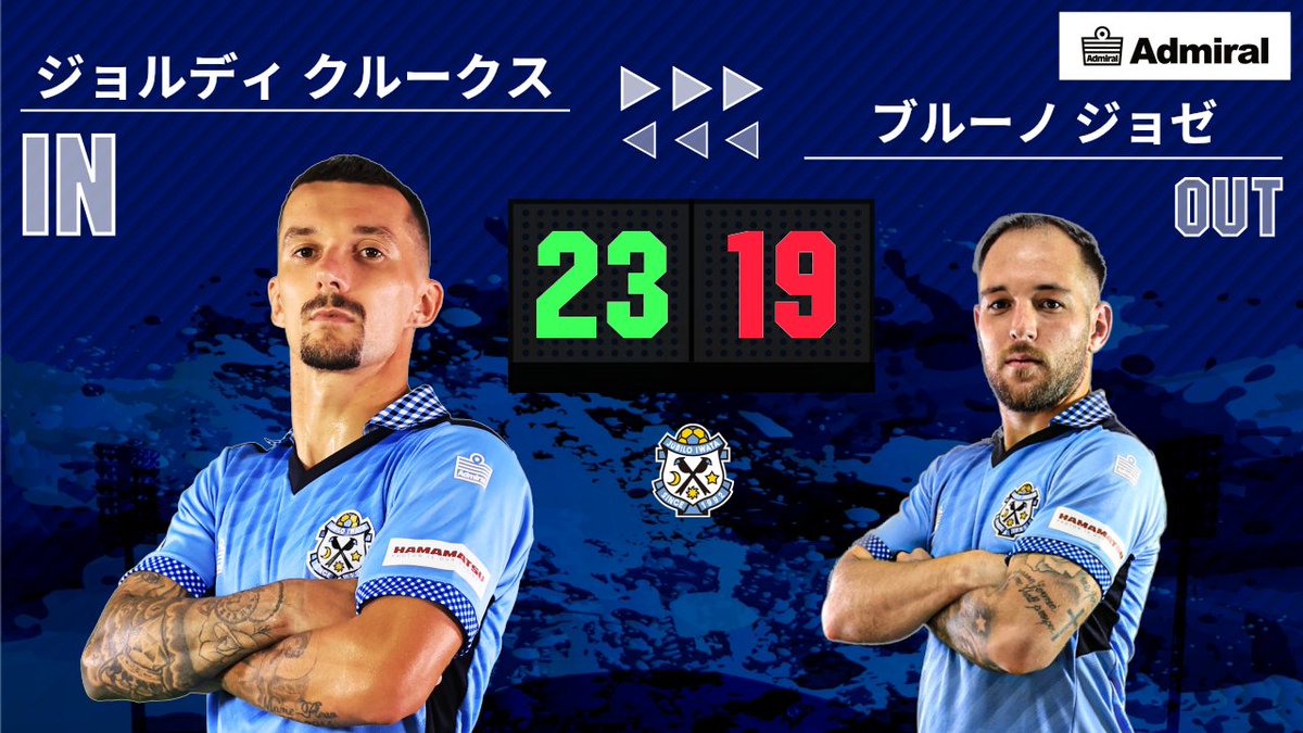 ◤ 𝑺𝒖𝒃𝒔𝒕𝒊𝒕𝒖𝒕𝒊𝒐𝒏 ◢ ➡️𝑰𝑵 ジョルディクルークス 選手