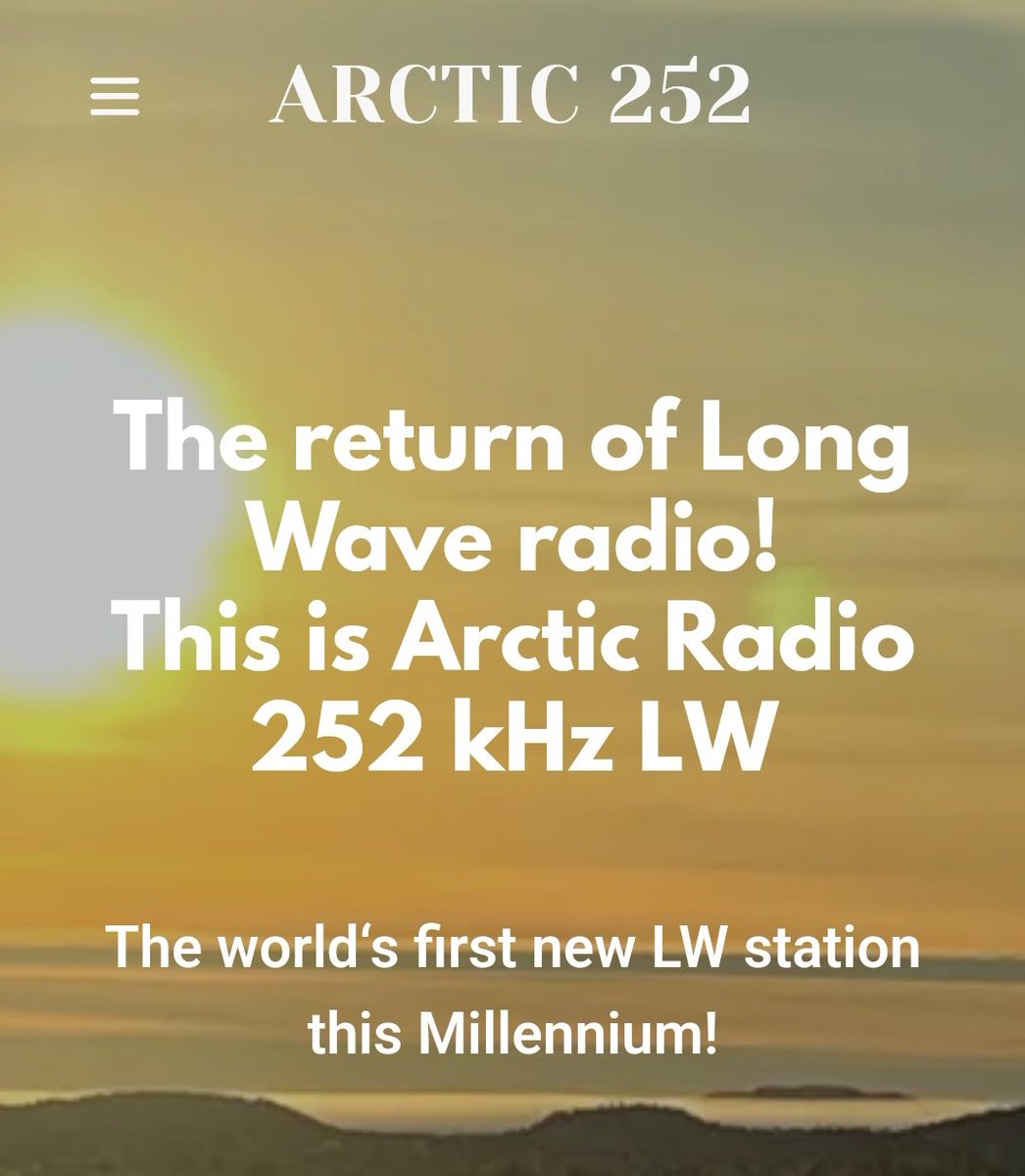 RA4SD's tweet photo. Wow! Coming soon!
LW 252kHz 1KW from Finland 👍 https://t.co/ls92JNUwOZ