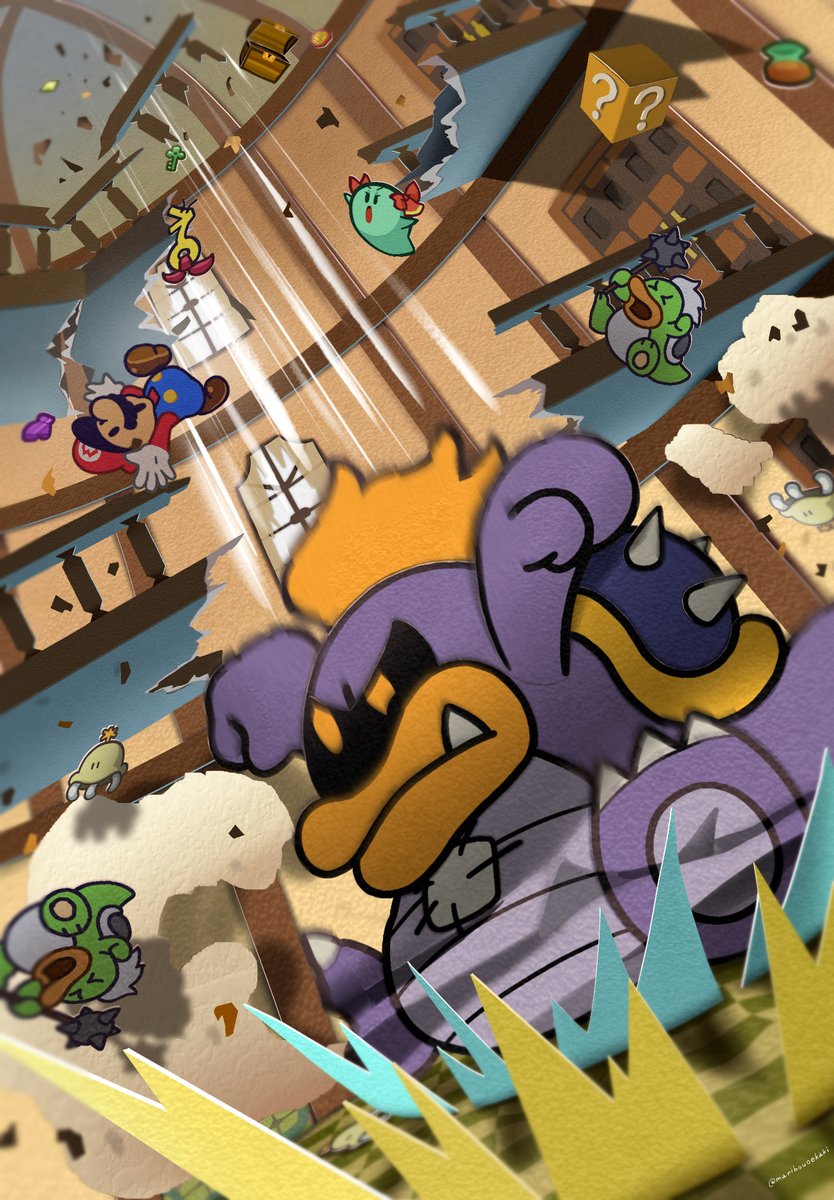 maribouoekaki's tweet photo. Paper Mario 24th Anniversary! https://t.co/wChHkkTZFZ