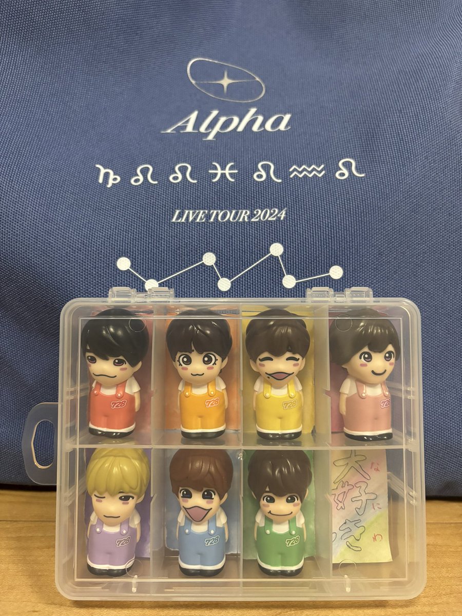 なにわ男子　指人形　7体　大橋和也道枝駿佑西畑大吾大西流星藤原丈一郎高橋恭平長尾 収納どうしようかと悩んでた所に素敵なアイテムのアイディア😍娘が書い