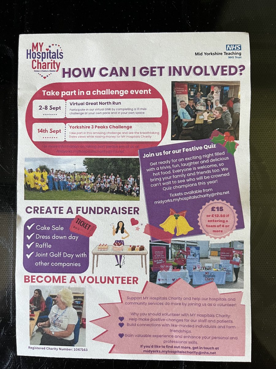 Great to see ⁦<a href="/MidYorkshireNHS/">Mid Yorkshire Teaching NHS Trust</a>⁩ at Wakefield Pride today. Thanks to all the team working on the stand! #caring