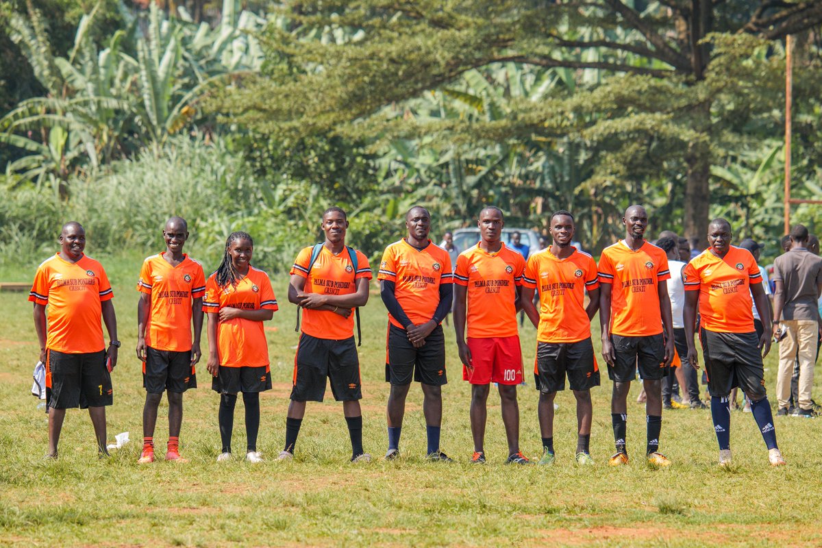 Nyangole Boys led by Team Captain Julius Okurut for a photo moment.

#TCleague ⚽