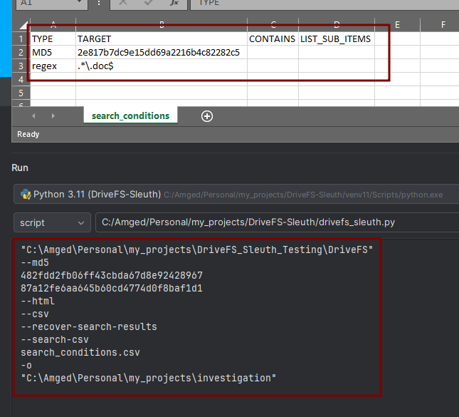 amgdgocha's tweet photo. 🚀DriveFS Sleuth supports MD5 Hash Searching!
MD5 hashes can be passed via cmdline or CSV, enabling efficient investigations by filtering synced files, even if not cached on disk.
🔗 https://t.co/5ZHQ9qR2IK

#CyberSecurity #DigitalForensics #DFIR #ThreatHunting  #IncidentResponse https://t.co/U5vJqOLtXy