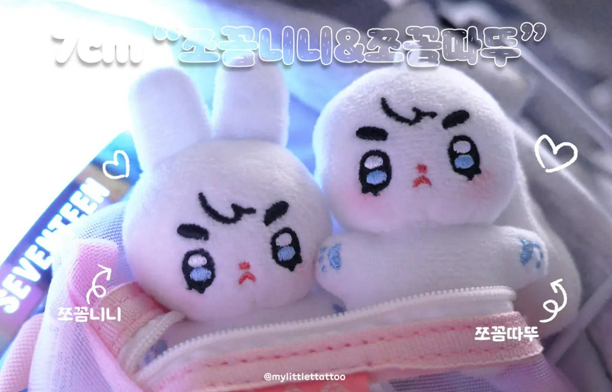 sixintuango0526's tweet photo. 《SVT🇹🇼TW G.O》
🍒勝哲 酷妮妮＆酷噠嘟7cm娃 五販代購🐰
*已獲得@mylittlettattoo授權
💎酷妮妮(立耳7cm)
💎酷噠嘟(垂耳7cm)
可加購：
💎蘑菇&amp;包子帽
💎貼紙&amp;滑鼠墊
📅~8/20晚上9點
📦價格不含國際運費，需二補，可合併寄送
🩵訂購請走🩷
LINE社群: https://t.co/WOslkrdLhA
IG/FB: sixintuangoukorea https://t.co/stKmY2tpwC