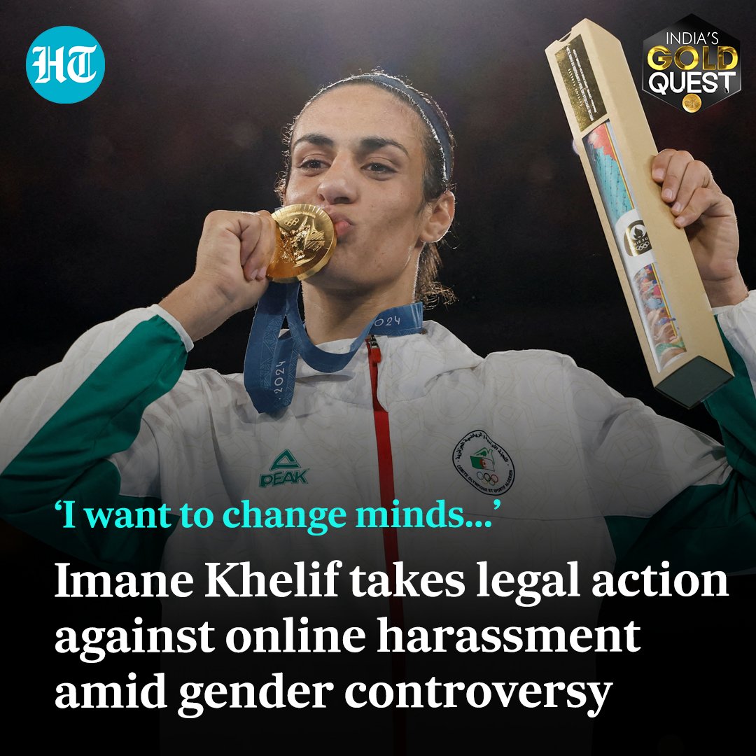 htTweets's tweet photo. Boxer #ImaneKhelif clap-backs at trolls with a legal complaint against all the online #harassment since the #gender controversy after she bagged a #goldmedal for #Algeria in women’s #welterweightboxing

Read more 🔗 https://t.co/YwPXVGVZnw

#Paris2024 #Olympics #OlympicGames https://t.co/6yNBvDrC21