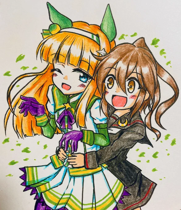 #誰にでも自分だけのクロスオーバーがある今日もこのイラストの話が出て嬉しかった 