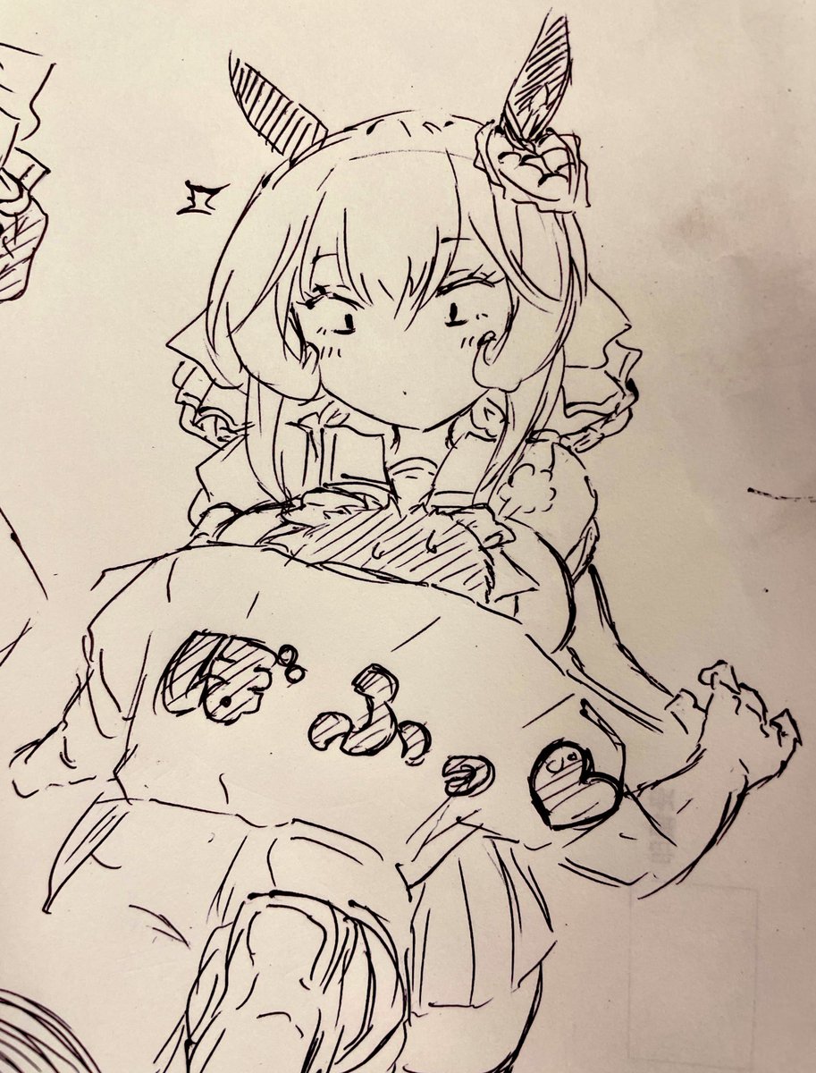 最近ドンナ描いてなくて痺れを切らしてしまってワンワンワワン ワンワンワワン 