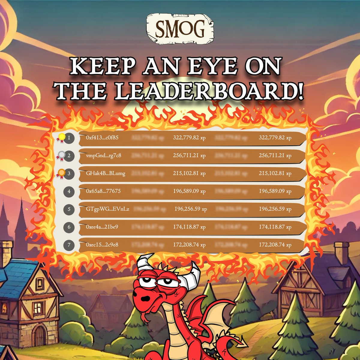Increase your XP by trading $SMOG! 💸

Keep an eye on the leaderboard to track your XP progress from #Blockchain quests. 📊

At the end of S2, we'll merge this XP with your #Zealy quest XP for a final tally. 📈👇

bitesly.io/b_SMOG_MEXC

#SmogSwap #TradeSmog #Solana #Binance