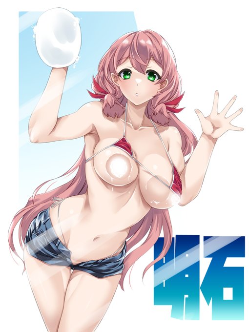 Д◎) よる水着 明石さんそれわざとですか!?(ヲ 