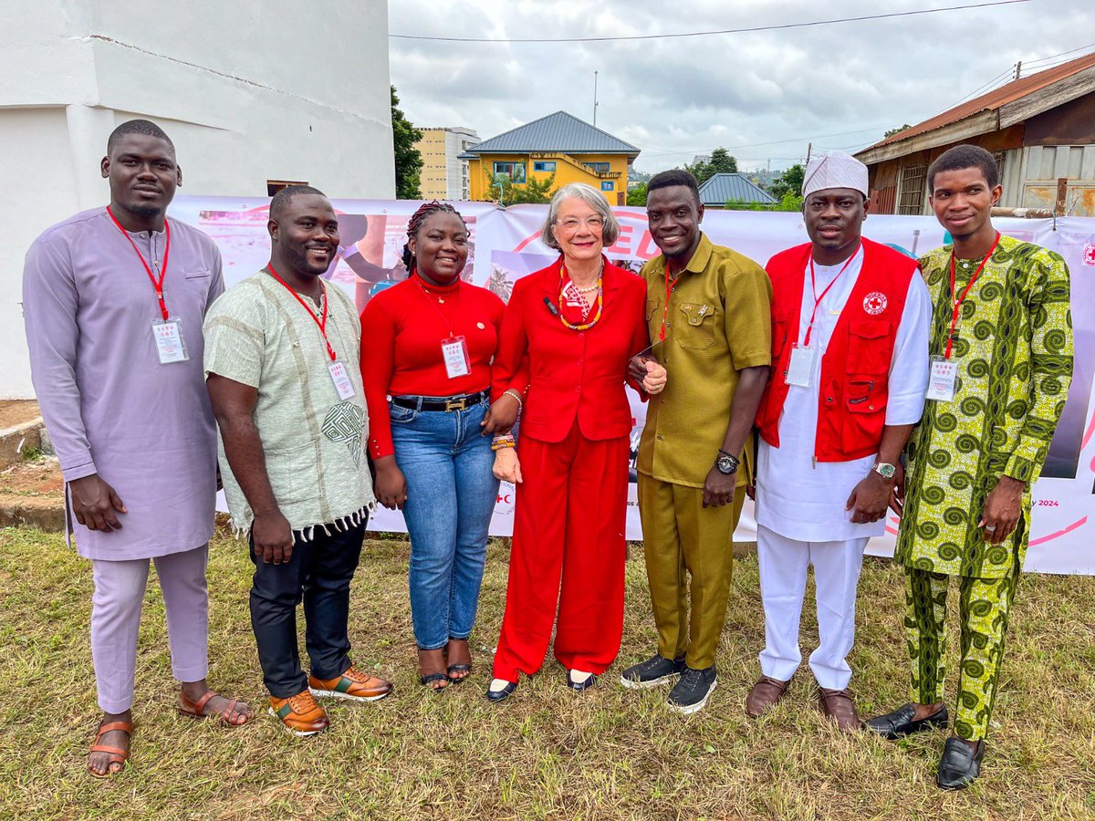 I’m delighted to be in Ghana visiting the <a href="/ghanaredcross/">GHANA RED CROSS</a>. Today, I met with mothers supported by the Red Cross, youth leaders making a difference and even planted a tree as a symbol of our efforts to address climate change. It is so inspiring to see the impact of our work.
