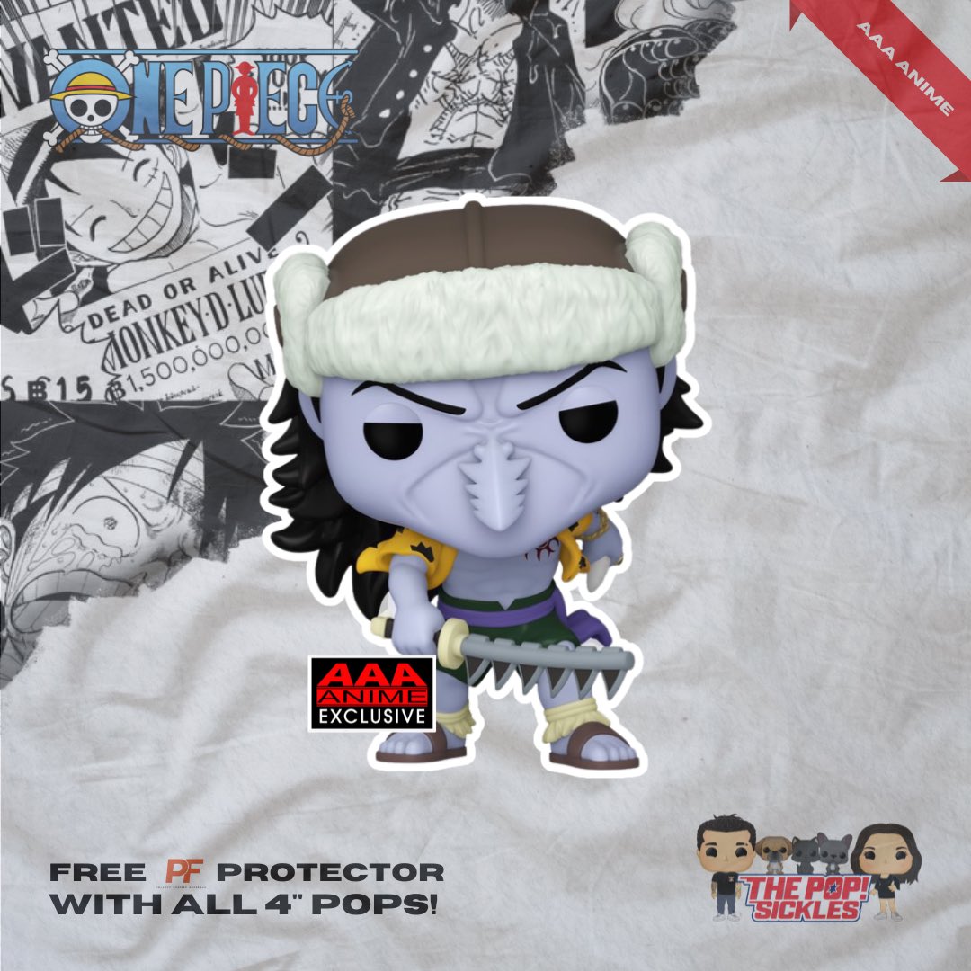 Get ready to join the Straw Hat Pirates and set sail to the East Blue 🌊🏴‍☠️ New wave of One Piece Funko POP!s is now available for pre-order on our website. Every 4" POP! comes with a FREE PopFiend protector to keep your bounty safe and sound!

thepopsickles.com/products/pop-a…
