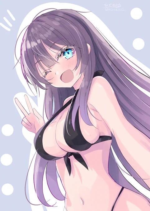 水着の阿賀野#艦これ版深夜の真剣お絵描き60分一本勝負#艦これ版真剣お絵描き60分一本勝負_20240811 
