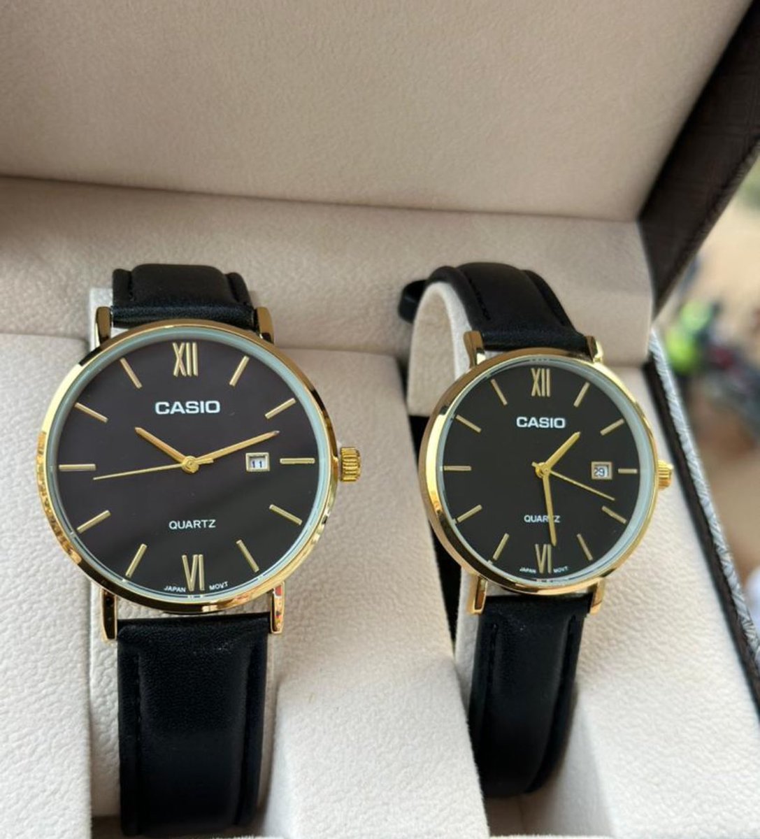 iamacekiguli's tweet photo. Casio couple watches with genuine leather straps available at our store call or whatsapp us 0753102372
#bbnaijaseason9 #watches #trending https://t.co/SF9Z863HF0