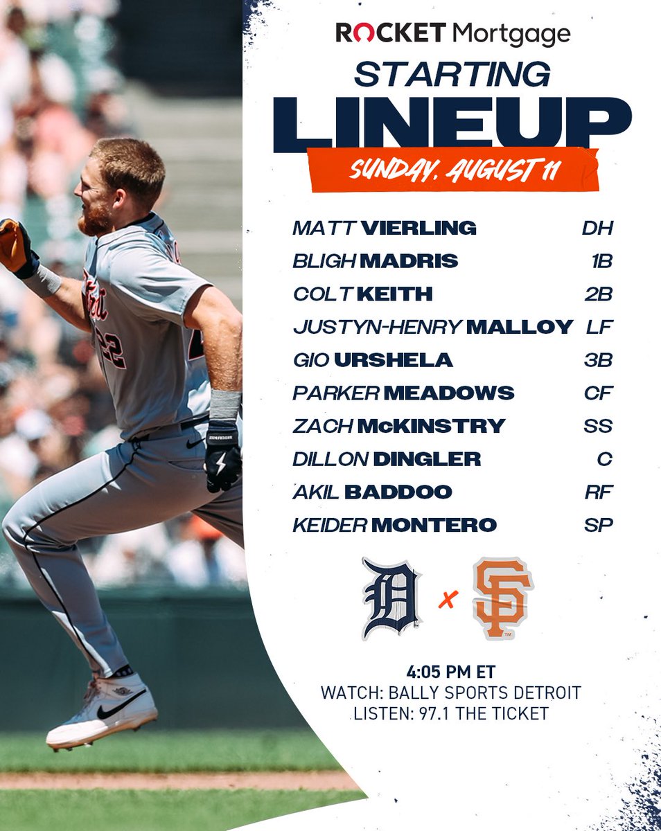 tigers's tweet photo. Sunday in SF ⤵️ https://t.co/n4eyvdKiTT