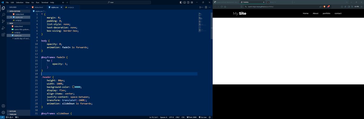 itz_tha_t_guy's tweet image. I've built a website, mastered Git and GitHub, and even learned how to host it using GitHub Pages. Check out my work here: izumi-miya-mura.github.io/portfolio/