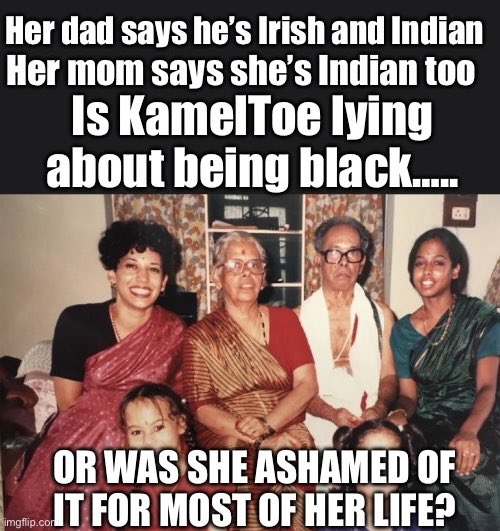 Mike5000151's tweet photo. @noaharkmoney @KamalaHQ #KamelToes dad says he’s Indian and Irish, peanut.
You kids Can’t squeal that away
🤣😂🤣😂🤣🤣🤣🤣🤣🤣🤣🤣🤣 https://t.co/WbKOWeNSHx