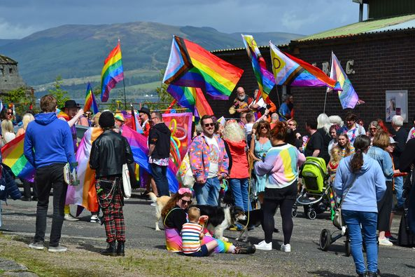 ButeLgbt's tweet photo. Some more photo's from the #ButePride parade yesterday, shared with permission from Zak Harrison
#butepride2024 #IloveBute https://t.co/ershLTsf8v