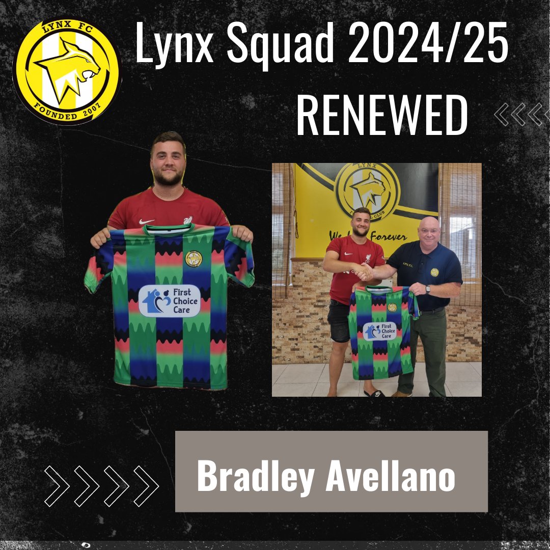 Lynxfcgib's tweet photo. Lynx Football Club 🟨⚽️
Season 2024 / 2025
RENEWED
Bradley who had a great season last year not only in football but futsal has also renewed with us again this season!
One Family💛
#weliveforever #onefamily #lynxfc #premierteam #newseason #football #gibraltar https://t.co/9cNg7pludI
