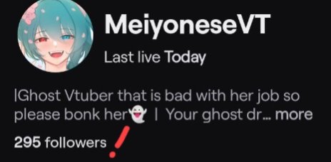 Meiyo_VT's tweet photo. I just notice we are so clooose to 300 followers in twitch
Been trying to hit 300 followers for like nearly a year now! 

I hope I can hit this milestone soon https://t.co/Jog7Zs3Jxf