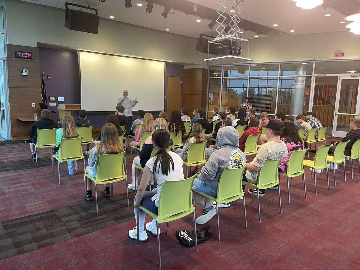 36 incoming 9th graders were greeted as the first ECHS cohort at FLCC this week. Their journey begins this fall and they will have the opportunity to leave Waterloo High School with an associates degree during their high school career.  <a href="/pridecounselors/">WHS Career Center and Counselors</a>