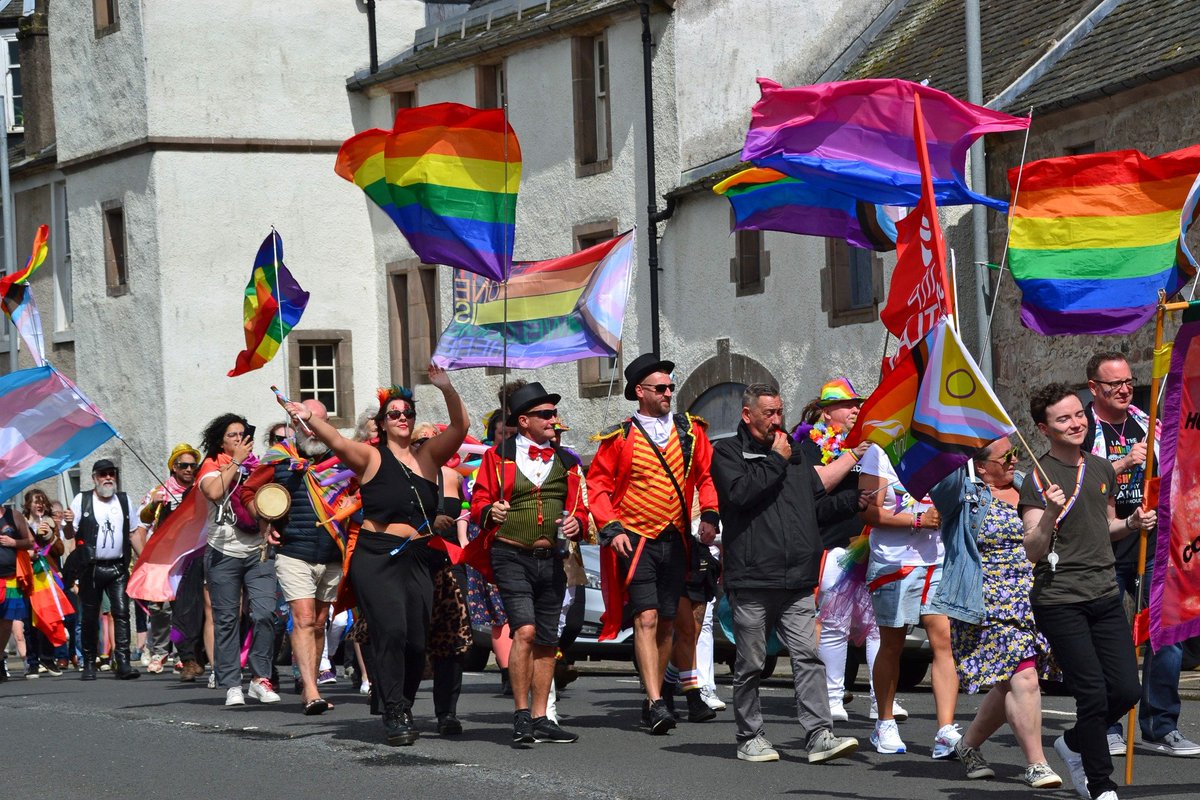 ButeLgbt's tweet photo. Some more photo's from the #ButePride parade yesterday, shared with permission from Zak Harrison
#butepride2024 #IloveBute https://t.co/ershLTsf8v