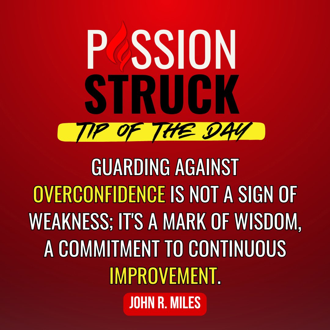 Overconfidence can derail even the best plans. 

Stay grounded by seeking diverse perspectives, staying curious, and embracing self-awareness. 

True confidence comes from knowing our limits and striving for continuous improvement.