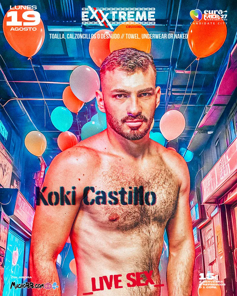 FrankFoRealz's tweet photo. August Headliners for @Exxxtremecruis1 in Torremolinos. Live shows everyday!
August 19th
#KokiCastillo
August 20th 
@maxromanogang 
August 21st 
@manuelscalco86 
August 22nd 
@purocastrox https://t.co/9fACJzprsx