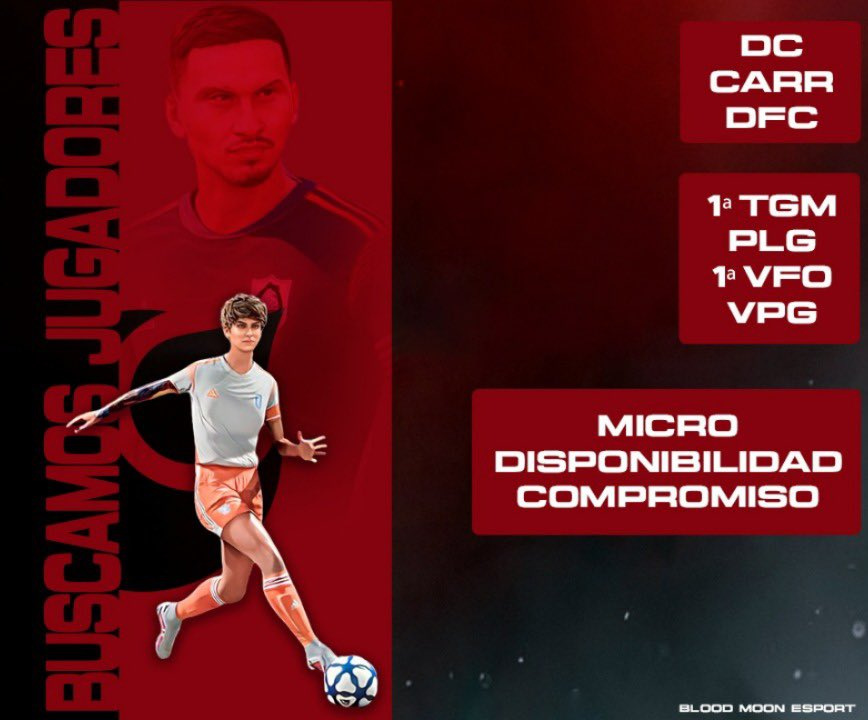 Estamos realizando pruebas de cara al nuevo EAFC25 ✨

Si quieres competir en nuestro equipo no dudes en abrir MD📩