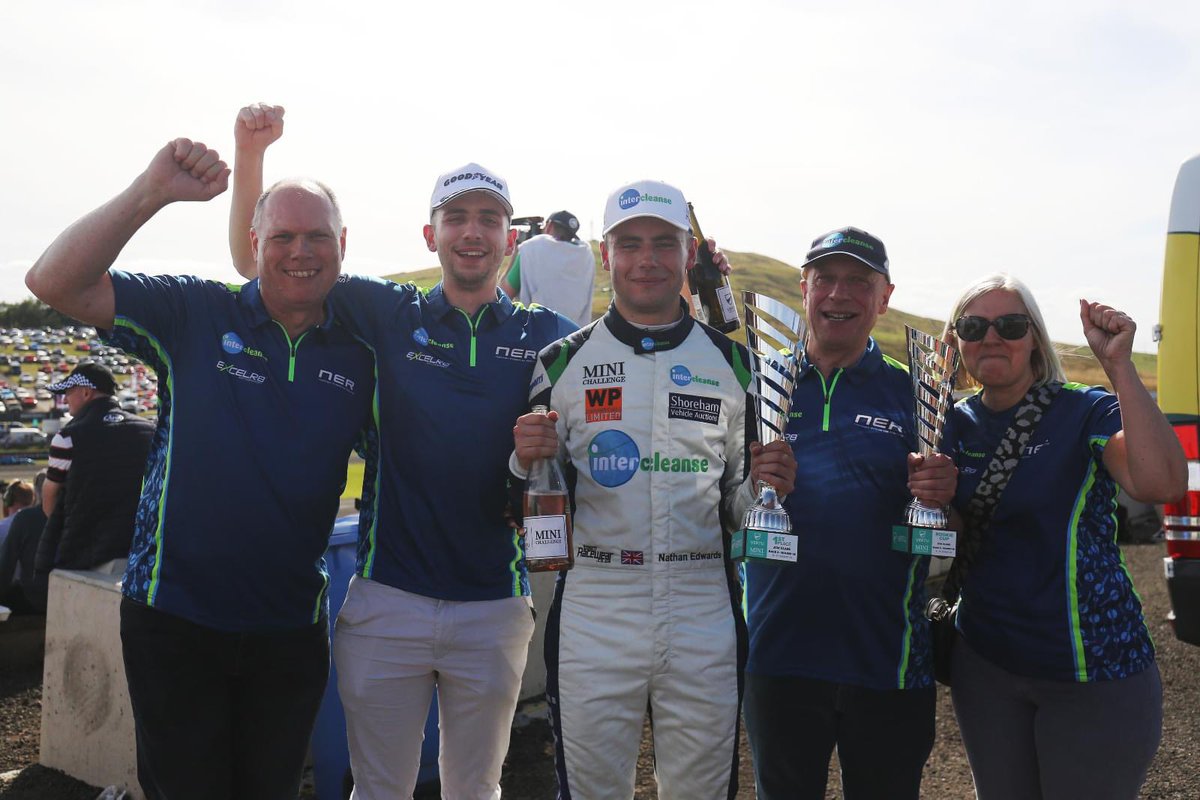 Excelr8M's tweet photo. @NathanEdwards21 secures a 1-2 for the team in the final race of the day! 🏆 @VertuMotors @MINIChallengeUK #EXCELR8Motorsport #VertuMotors #MINICHALLENGEJCW #Knockhill https://t.co/sMeLwMAQcb