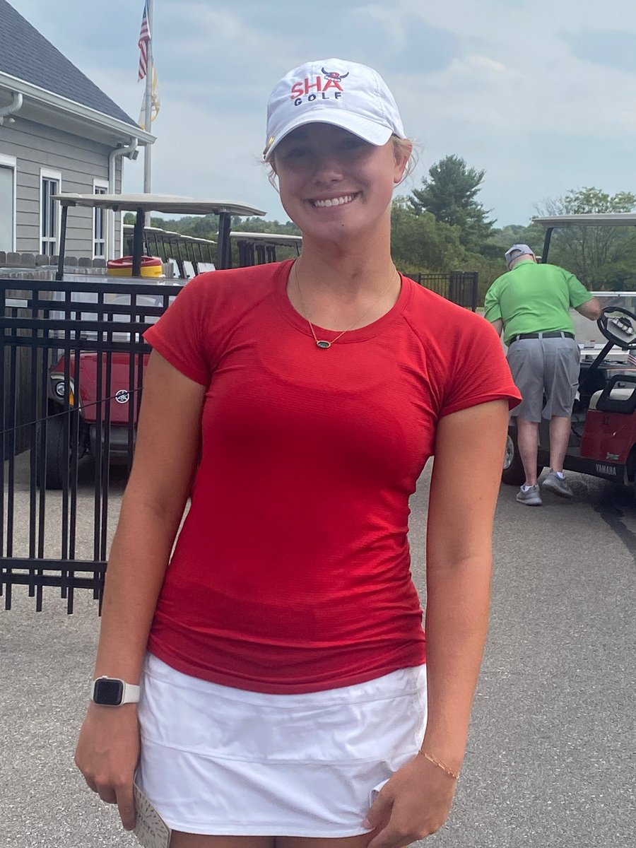 valkyriegolf's tweet photo. Last Thursday the team participated in the Notre Dame Invitational at Boone Links! Brooklynn Bohnert won individually with an even par 72. The team won overall with a score of 316! https://t.co/e1fNQPS8lY