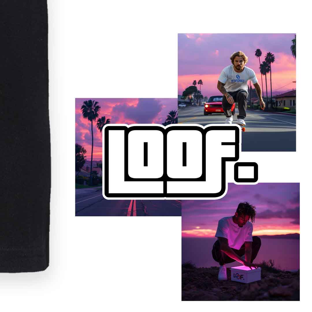 LdoubleOF's tweet photo. Start your #GTA adventure with LOOF! 🌇 
Our Olympionikes t-shirt and sneakers are your ultimate style essentials. Glide through palm-lined streets with flair and innovation. 🌴🛹

#LOOF #UrbanAdventure #SkateLife #Olympia2028 #Streetwear https://t.co/05b45NsFkD
