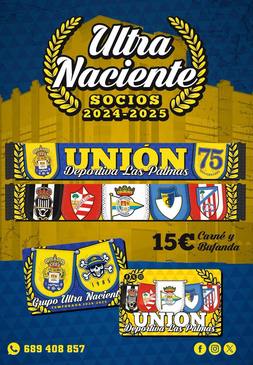 ultranaciente's tweet photo. Por muchos años que pasen, jamás nos cansaremos de agradecer al R.C. Victoria, Arenas Club, C.D. Gran Canaria, Marino C.F. y Atlético Club el esfuerzo que hicieron para dar vida a nuestra Unión Deportiva Las Palmas. 

#75AñosDeUnión https://t.co/dAmO8IZD8P