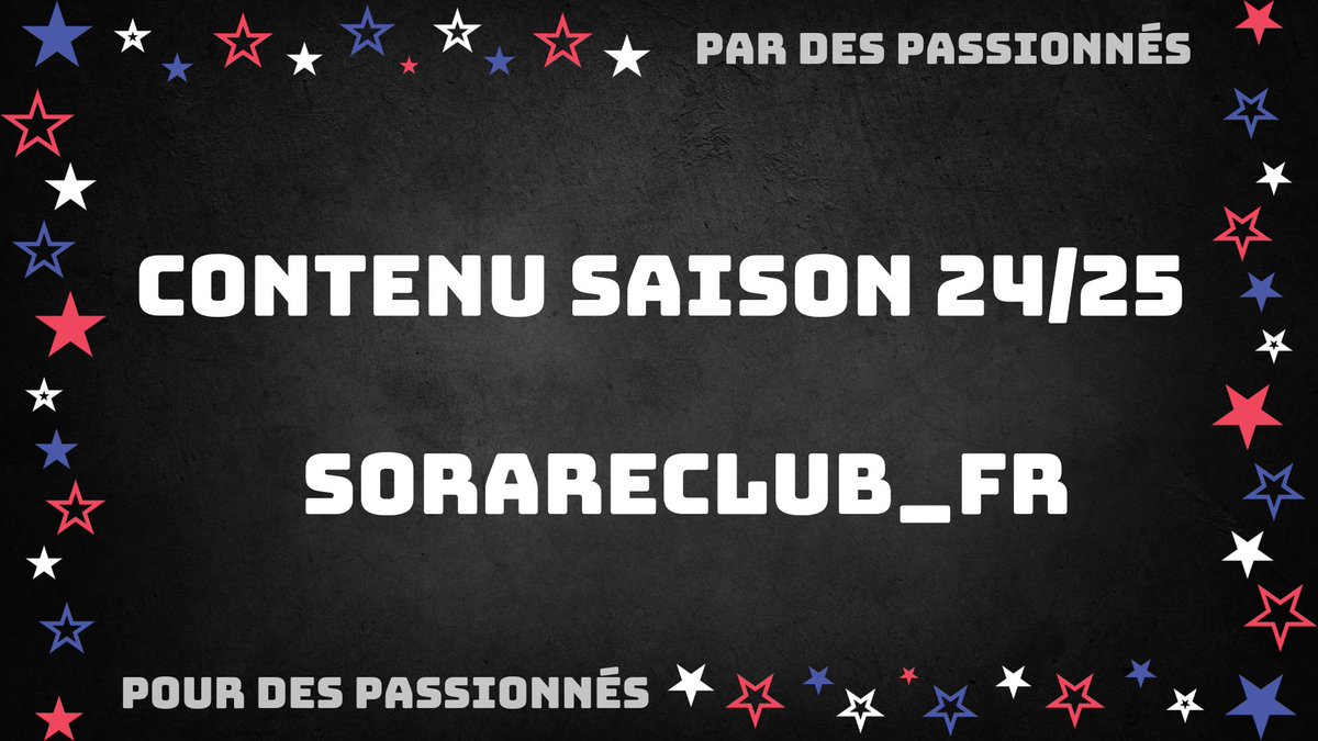 Notre contenu <a href="/Ligue1/">Ligue 1 McDonald's</a> et <a href="/Ligue2BKT/">Ligue 2 BKT</a> sur <a href="/Sorare/">Sorare</a> pour la saison 24/25 !

On vous dévoile une grosse surprise 👀

Thread 👇

Un max de ❤️/🔄 pour nous donner de la force 🫶

N'hésitez pas à nous suivre et activer la 🔔 

#Sorare