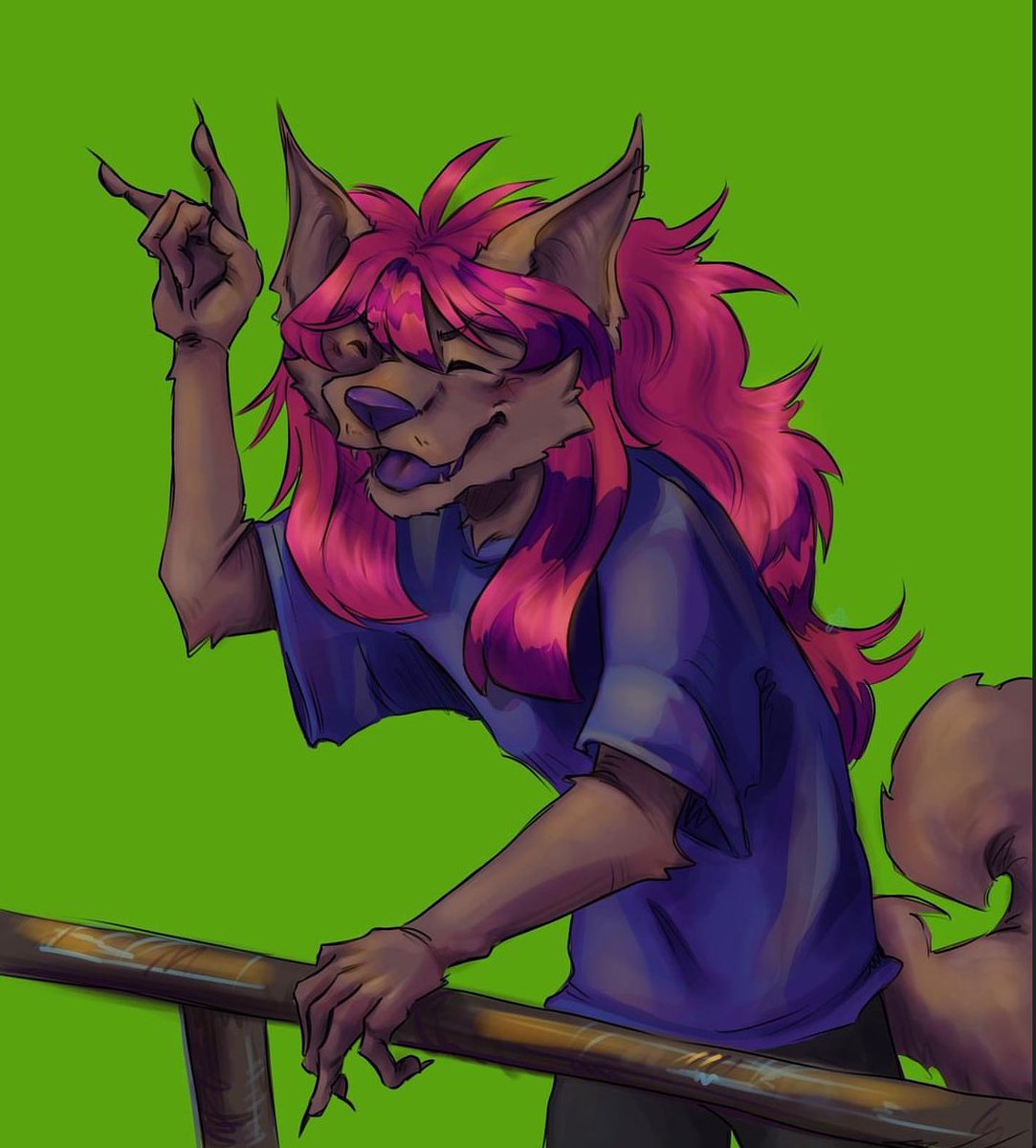 CitrussTofuu's tweet photo. @XaFoxArt Congrats!!
Here's my bb, his name is Mug. He is a weird autistic kid who loves crayons, plants, chocolate milk and music https://t.co/klCICkSlxr