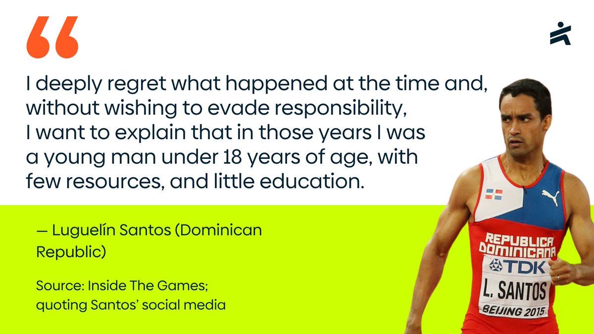 aiu_athletics's tweet photo. Luguelín Santos' case is a story of a present-day athletics star paying the price for old violations. We urge all young athletes to learn from this! Respect the rules, and protect your career, reputation, and rewards.👊
#CleanSport #AthleteEducation #FairPlay #AgeManipulation https://t.co/lTGvHt20rY