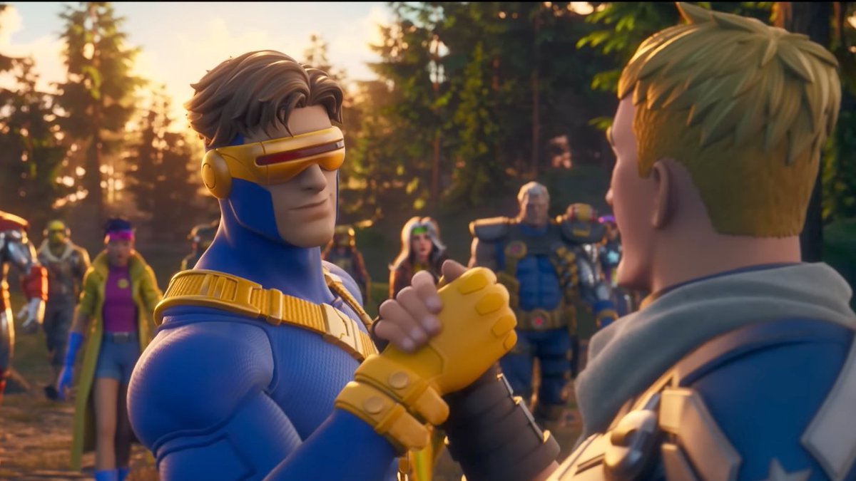 ShadicESP's tweet image. Is this an actual X-men vs Street Fighter reference? 👀 @maximilian_ @FortniteGame