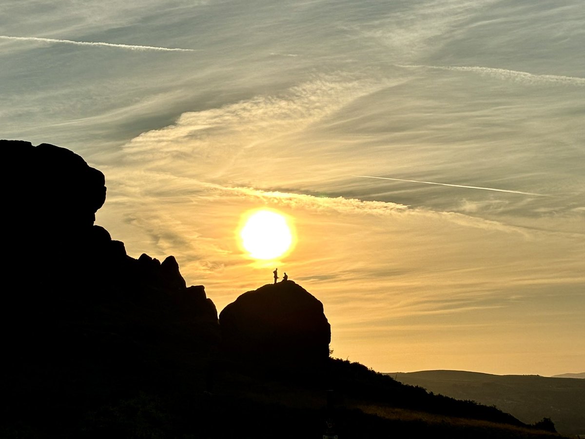 Glorious weekend in one of my favourite places…! #Ilkley #CowAndCalfRocks #Wharfedale  #YorkshireMoors #GodsOwnCounty #YorkshireLife #Summertime #Sunset <a href="/Yorkshire_Life/">Yorkshire Life</a> <a href="/Welcome2Yorks/">Welcome to Yorkshire</a>