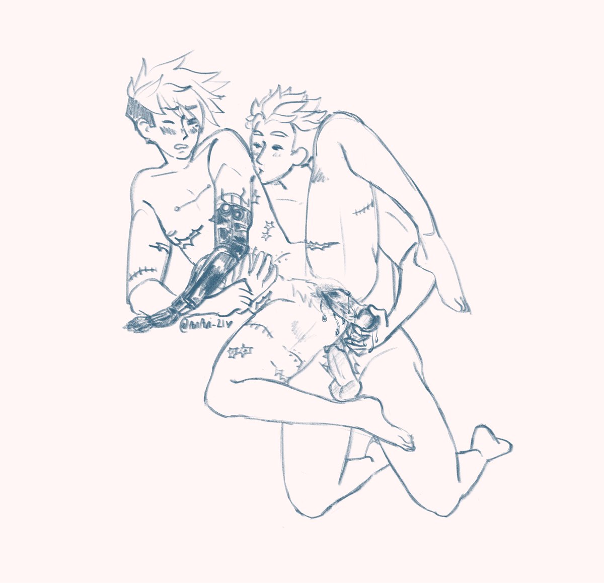 #KinkyKVKWeek 
Day 6: Temperature play

There’s nothing better to cool down than some ice ❄️

#plantcest #KV