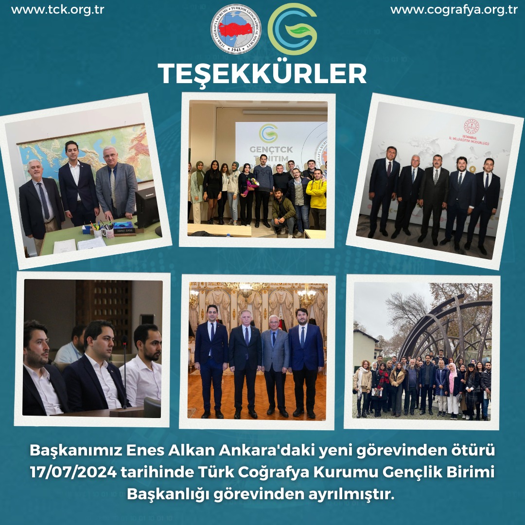 Türk Coğrafya Kurumu Gençlik Birimi tweet media