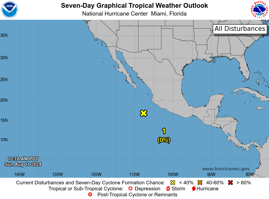 LimWeather's tweet photo. D89 EPAC #HurricaneSeason2024 2pm EDT
#Invest98E has a 0% chance to become a TC in 2 and 7 days, likely to stay away from landmasses like #Mexico
Next invest no: #Invest99E
Next name: #Gilma
#Wxtwitter #Wxx #Tropicswx #HurricaneSeason #98E #EP98 #EP99 #99E https://t.co/aSltgt4QNS