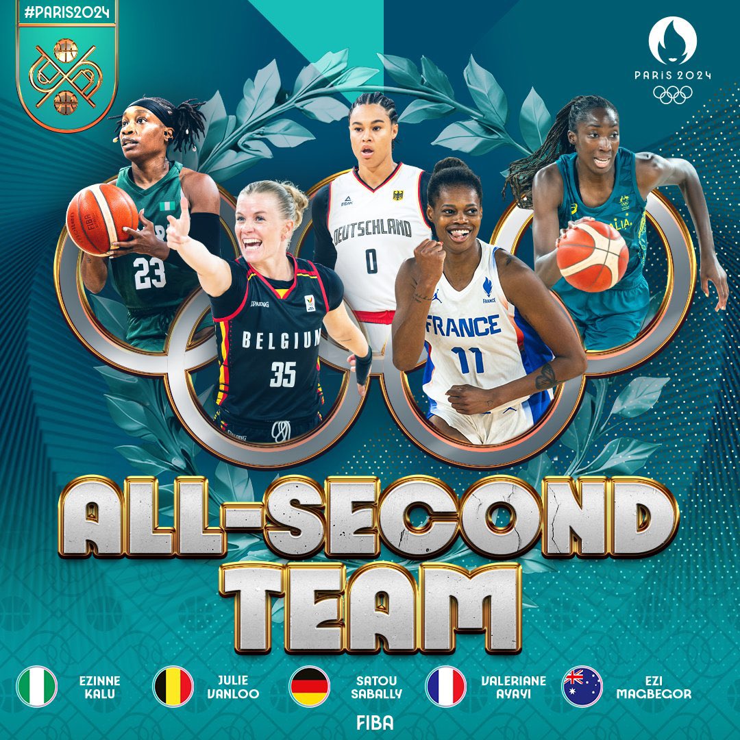 aurorahodges19's tweet image. Congratulations Opals
- Bronze medalists 
- Alanna Smith All Star 5
- Ezi Macbegor 2nd 5
- Jade Melbourne Rising Star
#GoOpals #AussieHoops #Paris2024
