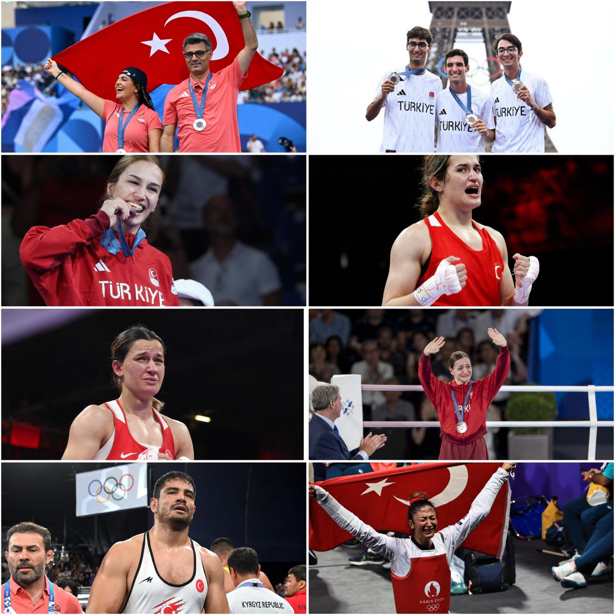 milhamigunbegi's tweet photo. #Paris2024 Olimpiyatlarında madalya alan sporcularımızı tebrik ederken, müsabakalarda Ay-Yıldızlı formalarıyla azimle mücadele eden olimpiyat milli takımımıza teşekkür ediyoruz. https://t.co/MHROqMlS8m