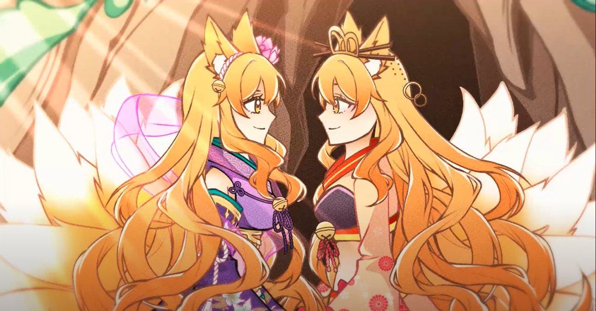 MiyaMartinMagic's tweet photo. The first lore video for @RikoKyuumi dropped during her debut stream yesterday - why not check out some of the background of the cutest fox goddess on Twitch? 

https://t.co/F8cgSpTZ4d https://t.co/lom28UimZh