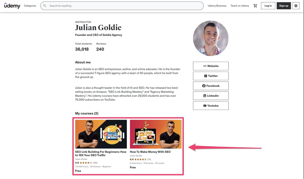Julian Goldie SEO tweet media