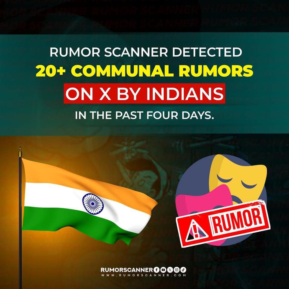 basherkella's tweet photo. Rumor Scanner, A Fact Checking Agency detected 20+ Communal Rumors on X by #Indian Media Outlets, Twitter Accounts. 

These people are spreading these fake news to disturb the communal harmony both in #Bangladesh & #India. They also want to be politically benefitted from these fake news. 

@dhruv_rathee @TheDeshBhakt @AajTakBangla @aajtak @ndtv 
#BangladeshiHindusSaved #BangladeshiHindusAreSafe #BangladeshHindus #SaveBangladeshiHindus #BangladeshiHindus