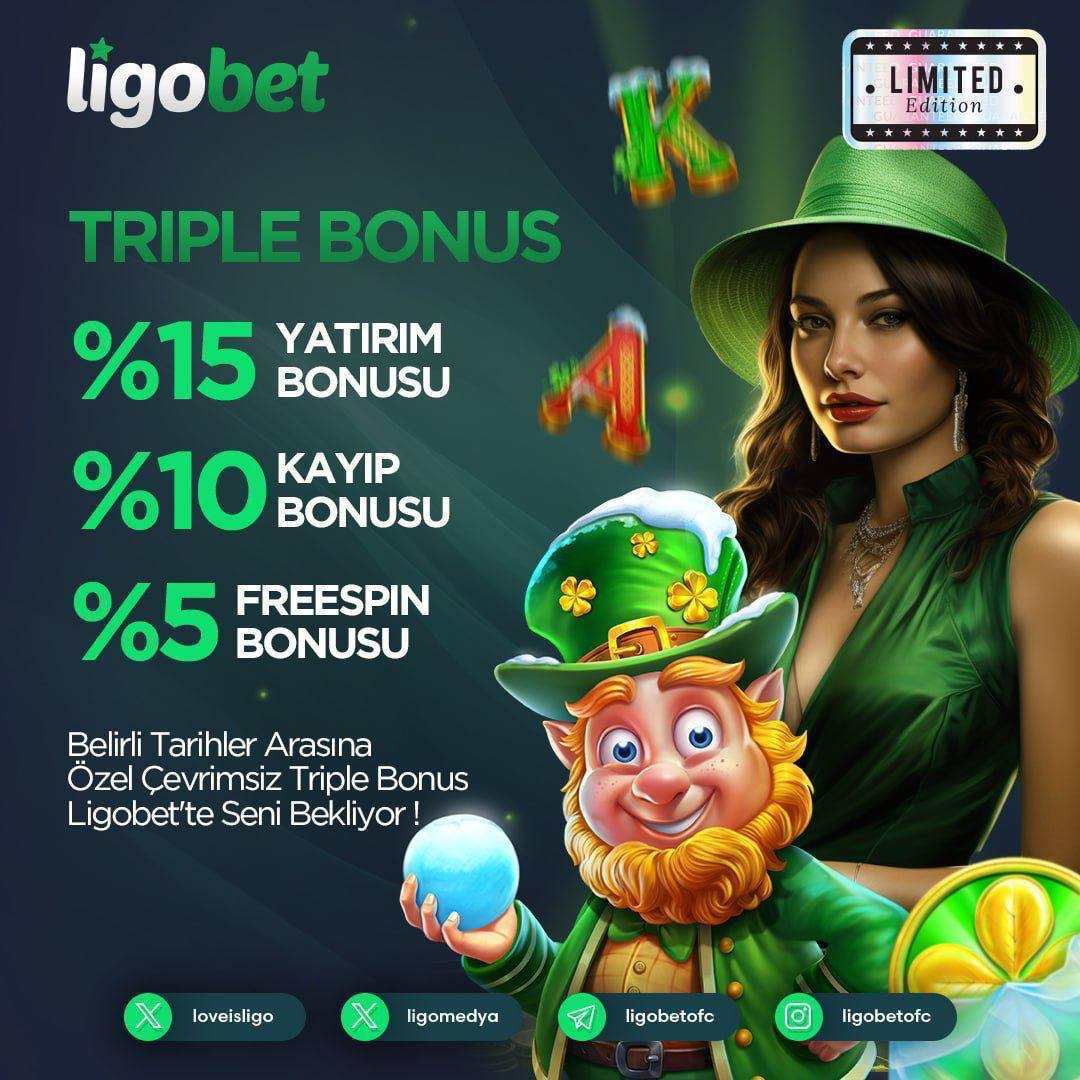 Ligobet_Giris's tweet photo. 🆒 YATIRIM MI KAYIP MI DİYE DÜŞÜNME 3LÜ BONUSU DENE!

🔹 Tek Yatırıma %15 Yatırım Bonus + %5 Freespin + %10 Kayıp Bonus

🟢 HEM YATIRIM BONUS!
🟢 HEM FREESPİN HEYECANI!
🟢 HEM KAYIP BONUS!

📆 BU PROMOSYON YALNIZCA CUMA-CUMARTESİ-PAZAR GÜNLERİ GEÇERLİDİR! https://t.co/sT6glCT7YE